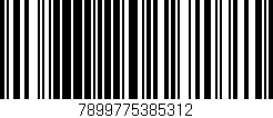 Código de barras (EAN, GTIN, SKU, ISBN): '7899775385312'
