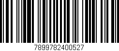 Código de barras (EAN, GTIN, SKU, ISBN): '7899782400527'