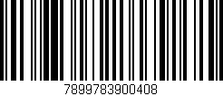 Código de barras (EAN, GTIN, SKU, ISBN): '7899783900408'