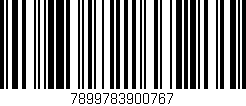 Código de barras (EAN, GTIN, SKU, ISBN): '7899783900767'
