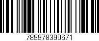 Código de barras (EAN, GTIN, SKU, ISBN): '789978390671'