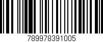 Código de barras (EAN, GTIN, SKU, ISBN): '789978391005'