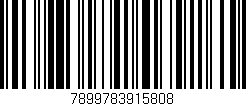 Código de barras (EAN, GTIN, SKU, ISBN): '7899783915808'