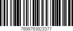Código de barras (EAN, GTIN, SKU, ISBN): '7899783923377'