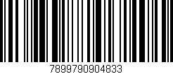 Código de barras (EAN, GTIN, SKU, ISBN): '7899790904833'