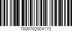 Código de barras (EAN, GTIN, SKU, ISBN): '7899792004173'