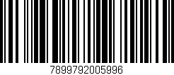 Código de barras (EAN, GTIN, SKU, ISBN): '7899792005996'