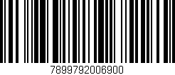 Código de barras (EAN, GTIN, SKU, ISBN): '7899792006900'
