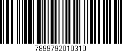 Código de barras (EAN, GTIN, SKU, ISBN): '7899792010310'