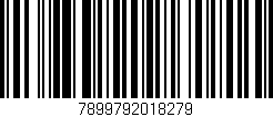 Código de barras (EAN, GTIN, SKU, ISBN): '7899792018279'