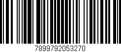 Código de barras (EAN, GTIN, SKU, ISBN): '7899792053270'
