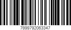 Código de barras (EAN, GTIN, SKU, ISBN): '7899792063347'