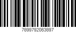 Código de barras (EAN, GTIN, SKU, ISBN): '7899792063897'