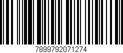 Código de barras (EAN, GTIN, SKU, ISBN): '7899792071274'