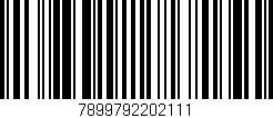 Código de barras (EAN, GTIN, SKU, ISBN): '7899792202111'