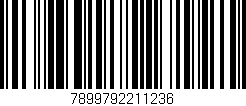 Código de barras (EAN, GTIN, SKU, ISBN): '7899792211236'