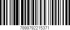 Código de barras (EAN, GTIN, SKU, ISBN): '7899792215371'