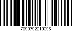 Código de barras (EAN, GTIN, SKU, ISBN): '7899792218396'
