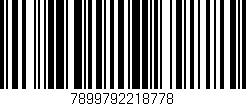 Código de barras (EAN, GTIN, SKU, ISBN): '7899792218778'