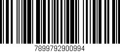 Código de barras (EAN, GTIN, SKU, ISBN): '7899792900994'