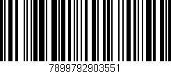 Código de barras (EAN, GTIN, SKU, ISBN): '7899792903551'