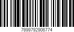 Código de barras (EAN, GTIN, SKU, ISBN): '7899792906774'