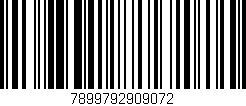 Código de barras (EAN, GTIN, SKU, ISBN): '7899792909072'