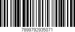 Código de barras (EAN, GTIN, SKU, ISBN): '7899792935071'