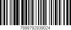 Código de barras (EAN, GTIN, SKU, ISBN): '7899792939024'