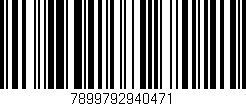 Código de barras (EAN, GTIN, SKU, ISBN): '7899792940471'