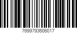 Código de barras (EAN, GTIN, SKU, ISBN): '7899793606017'
