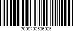 Código de barras (EAN, GTIN, SKU, ISBN): '7899793606826'
