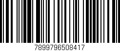 Código de barras (EAN, GTIN, SKU, ISBN): '7899796508417'