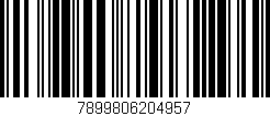 Código de barras (EAN, GTIN, SKU, ISBN): '7899806204957'