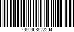 Código de barras (EAN, GTIN, SKU, ISBN): '7899806922394'