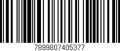 Código de barras (EAN, GTIN, SKU, ISBN): '7899807405377'
