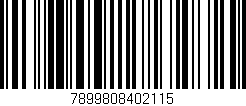 Código de barras (EAN, GTIN, SKU, ISBN): '7899808402115'