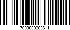 Código de barras (EAN, GTIN, SKU, ISBN): '7899809200611'