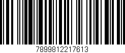 Código de barras (EAN, GTIN, SKU, ISBN): '7899812217613'
