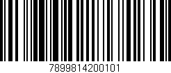 Código de barras (EAN, GTIN, SKU, ISBN): '7899814200101'