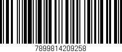 Código de barras (EAN, GTIN, SKU, ISBN): '7899814209258'