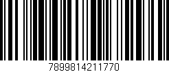 Código de barras (EAN, GTIN, SKU, ISBN): '7899814211770'