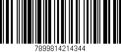 Código de barras (EAN, GTIN, SKU, ISBN): '7899814214344'