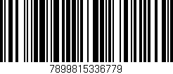 Código de barras (EAN, GTIN, SKU, ISBN): '7899815336779'