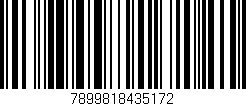 Código de barras (EAN, GTIN, SKU, ISBN): '7899818435172'