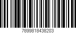 Código de barras (EAN, GTIN, SKU, ISBN): '7899818438203'