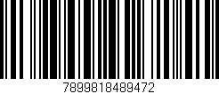 Código de barras (EAN, GTIN, SKU, ISBN): '7899818489472'