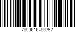 Código de barras (EAN, GTIN, SKU, ISBN): '7899818498757'