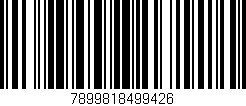 Código de barras (EAN, GTIN, SKU, ISBN): '7899818499426'