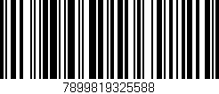 Código de barras (EAN, GTIN, SKU, ISBN): '7899819325588'